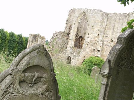 Easby Abbey.